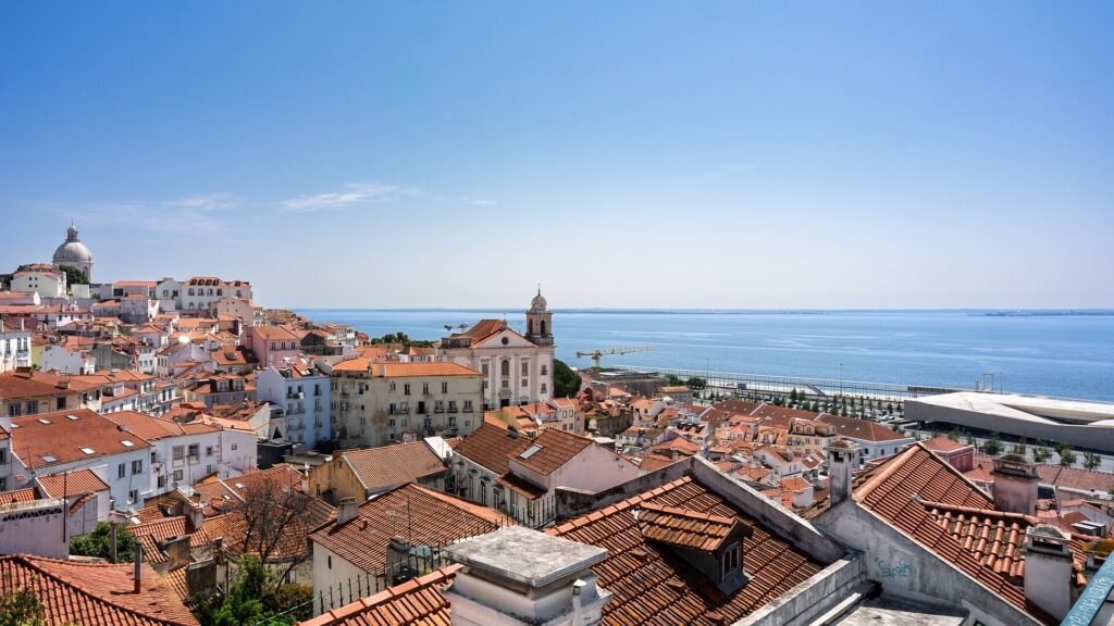 Lisbon rooftops, Portugal