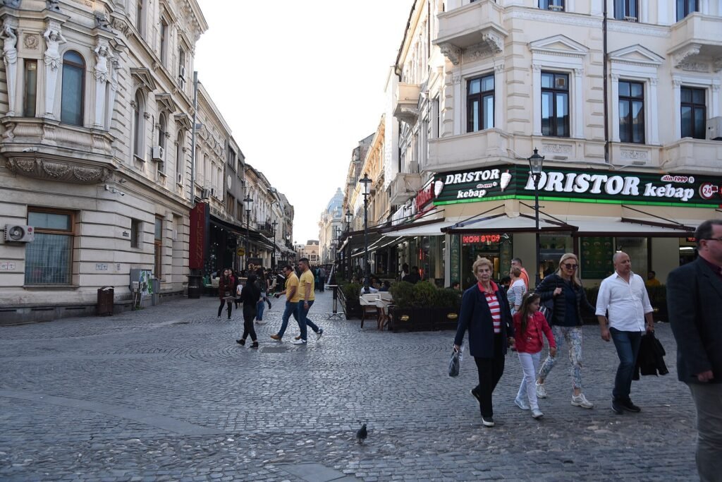 Old town Bucharest, Romania