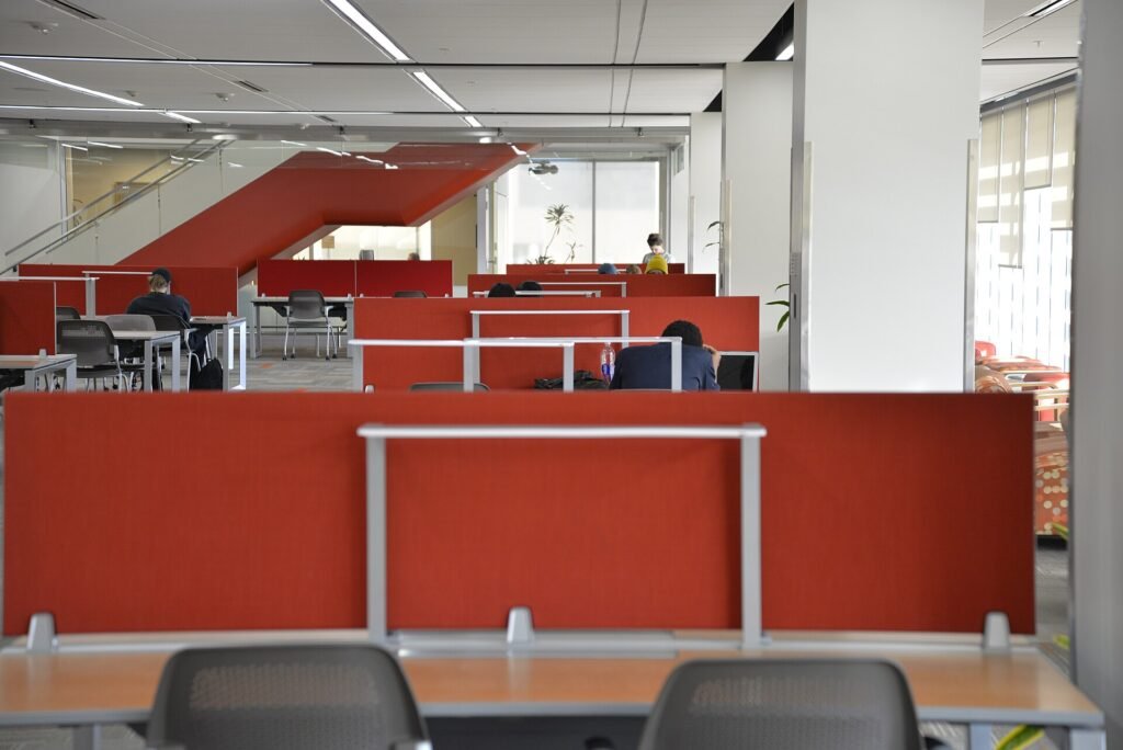 A university study area